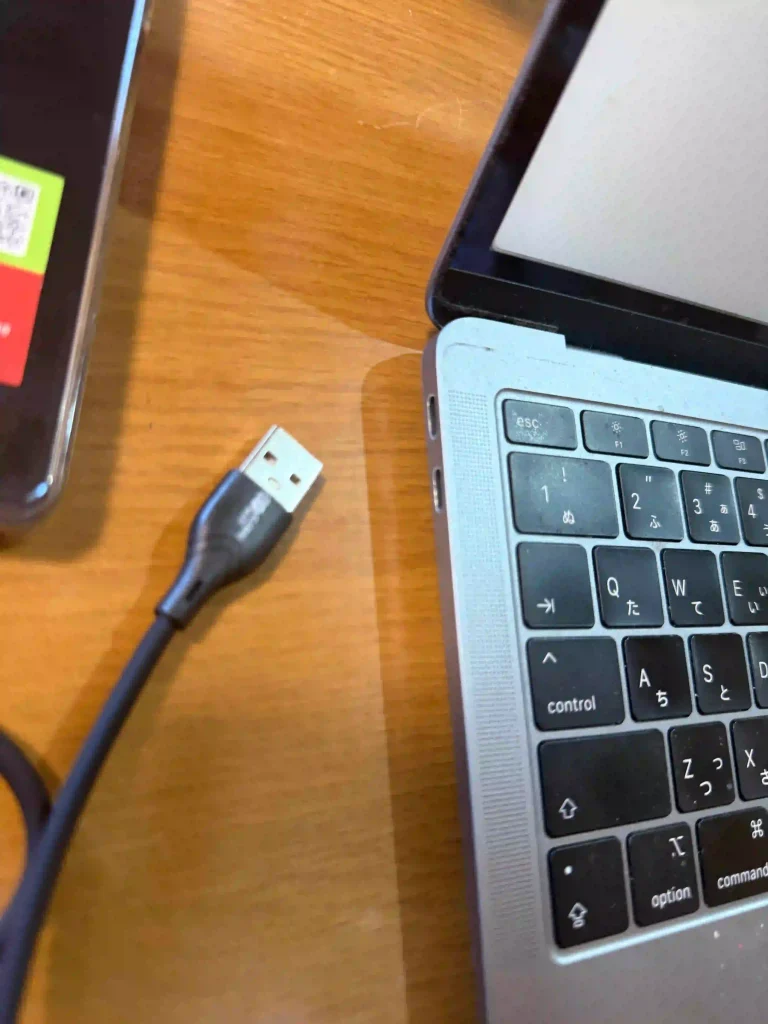 WiFiレンタルどっとこむ充電器付属USBケーブル(A-C)